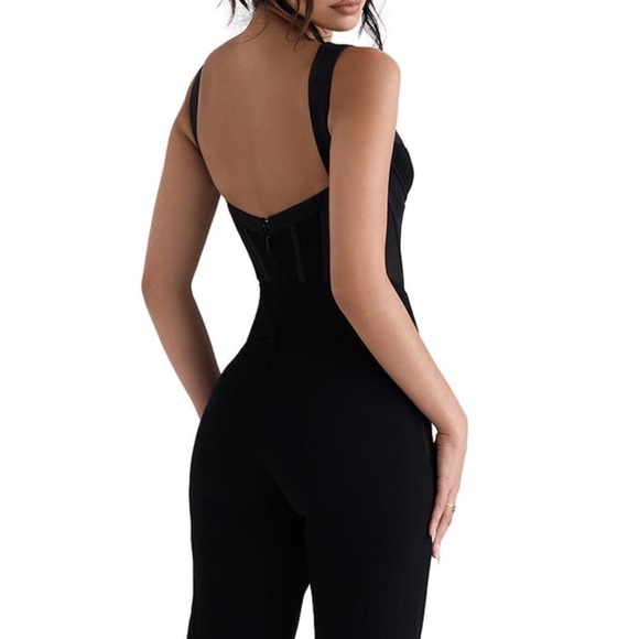 House of CB Mylene Stretch Crepe Jumpsuit - Picture 15 of 16